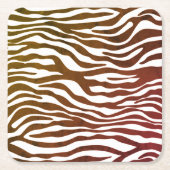 Aangepaste Zebra Onderzetters (Voorkant)