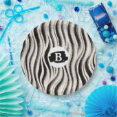 Aangepaste Zebra Paper Bord – gepersonaliseerd (Feest)
