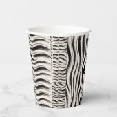 Aangepaste Zebra Paper Cup – Gepersonaliseerde par Papieren Bekers (Rechts)