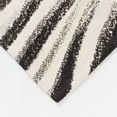 Aangepaste Zebra Stripe Fleece Deken – gepersonali (Hoek)