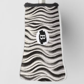 Aangepaste Zebra Stripe Golf Head Hoesje Golfheadcover (Draai 90)
