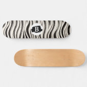 Aangepaste Zebra Stripe Skateboard (Horizontaal)