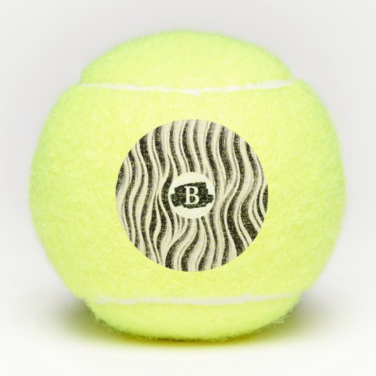 Aangepaste Zebra Stripe Tennisballen (Voorkant)
