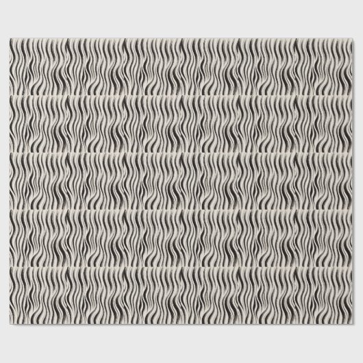 Aangepaste Zebra Stripe Wrapping Paper – gepersona Cadeaupapier (Vlak)