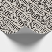 Aangepaste Zebra Stripe Wrapping Paper – gepersona Cadeaupapier (Hoek)