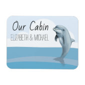 Aangepaste Zee dolfijnenmarkering voor cruisedeur Magneet (Horizontaal)