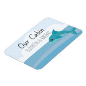 Aangepaste Zee dolfijnenmarkering voor cruisedeur Magneet (Linkerzijde)