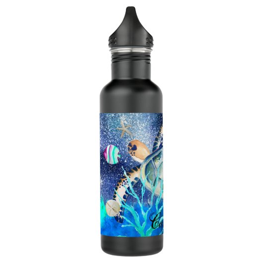 Aangepaste Zee roestvrijstalen waterbak Waterfles (Links)