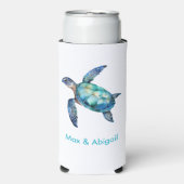 Aangepaste Zee Seltzer Blikjeskoeler (Seltzer Voorkant)