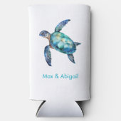 Aangepaste Zee Seltzer Blikjeskoeler (Voorkant)