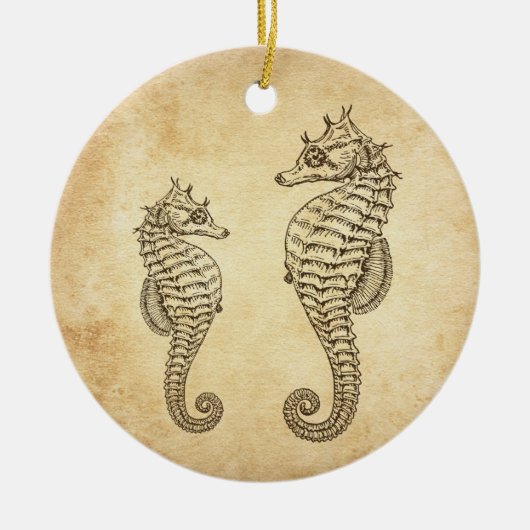 Aangepaste  zeebaars keramisch ornament (Voorkant)