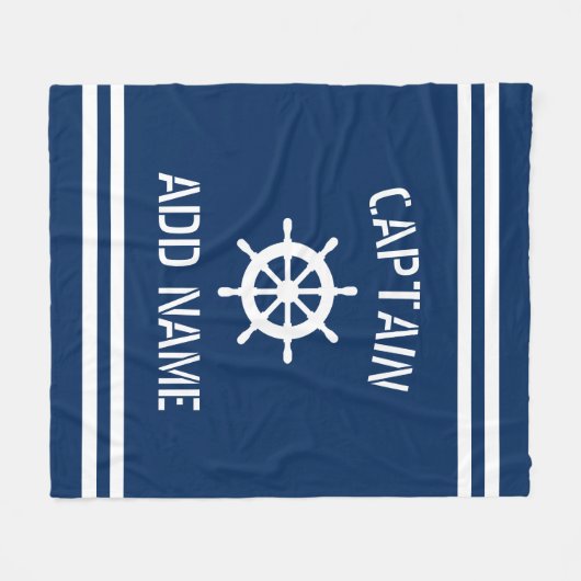 Aangepaste zeemachtsvaartuigen fleece deken (Voorkant (Horizontaal))