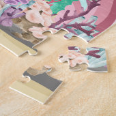 Aangepaste Zeemeermin en Axolotl Legpuzzel (Zijkant)