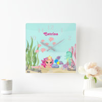 Aangepaste Zeemeermin en Axolotl