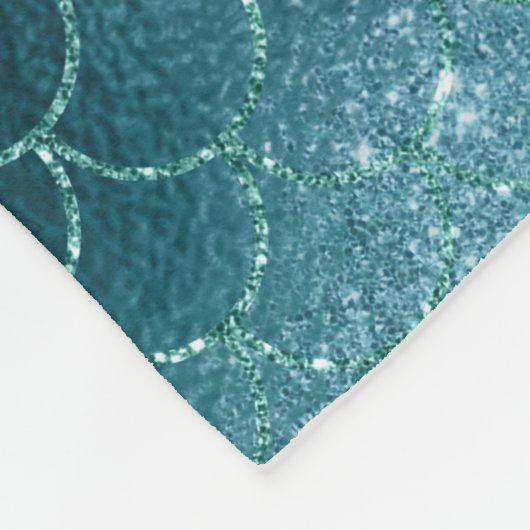 Aangepaste Zeemeermin Fleece Deken (Hoek)