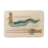 Aangepaste zeemeermin kuststrook badmat (Voorkant)