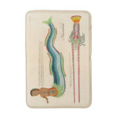 Aangepaste zeemeermin kuststrook badmat (Voorkant Verticaal)