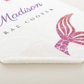 Aangepaste zeemeermin onder het Zee Tail Sherpa Deken (3/4)