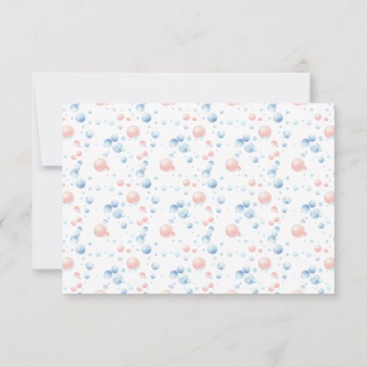 Aangepaste Zeemeermin Verjaardagsfoto Bedankkaart (Achterkant)