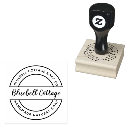 Aangepaste zeep zakelijke rubberen stempel (Gestempeld)