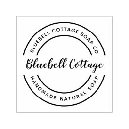 Aangepaste zeep zakelijke zelfinkeping stempel