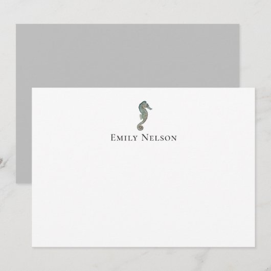 Aangepaste zeepenkaart notitiekaartje (Voorkant / Achterkant)