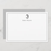 Aangepaste zeepenkaart notitiekaartje (Voorkant / Achterkant)