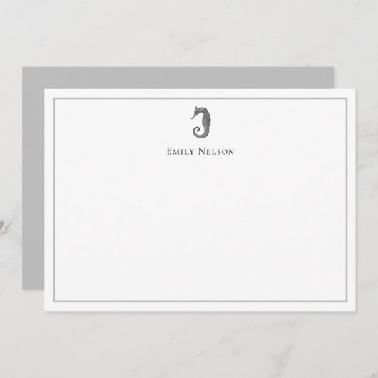 Aangepaste zeepenkaart notitiekaartje (Voorkant / Achterkant)