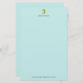 Aangepaste zeepijpfabriek briefpapier (Voorkant / Achterkant)