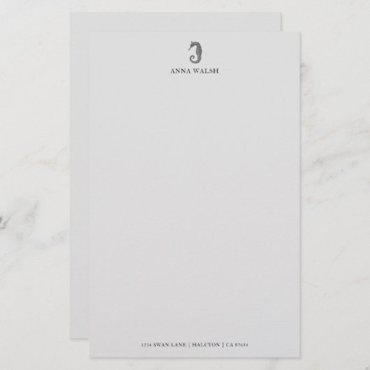 Aangepaste zeepijpfabriek briefpapier (Voorkant / Achterkant)