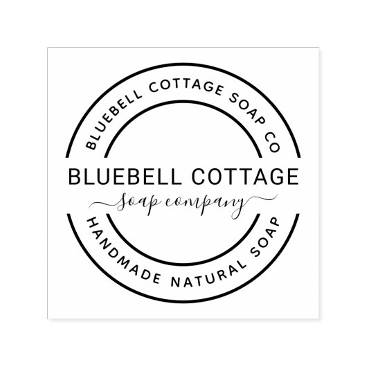 Aangepaste zeepstempel voor zelfinkend bedrijf zelfinktende stempel (Design)