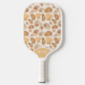 Aangepaste zeeschelpen en Ocean Sands Pickleball Paddle (Achterkant)