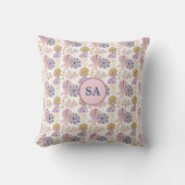 Aangepaste Zeester Schelp Blauw Paars Roze Nautili Kussen (Voorkant)