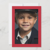 Aangepaste zeilende zeeman verjaardagsfeestje foto kaart (Achterkant)