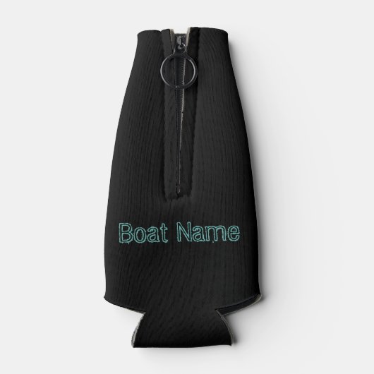 Aangepaste zeilvis blikhouder flesjeskoeler (Achterkant)