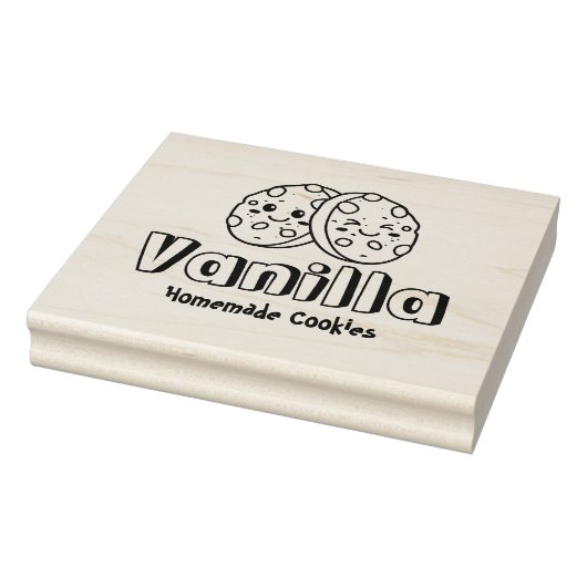 Aangepaste zelfgemaakte cookies rubberstempel (Stempel)