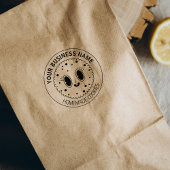 Aangepaste zelfgemaakte cookies voor kleine bedrij rubberstempel