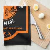 Aangepaste zelfgemaakte Elderberry Sparkling Theedoek (Quarter Fold)