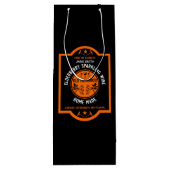 Aangepaste zelfgemaakte Elderberry Sparkling Wijn Cadeautas (Achterkant)