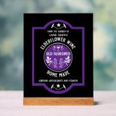 Aangepaste Zelfgemaakte Elderflower Acryl Bord (Neutraal)