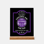 Aangepaste Zelfgemaakte Elderflower Acryl Bord (Voorkant)