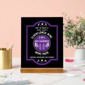 Aangepaste Zelfgemaakte Elderflower Acryl Bord (Huwelijk)