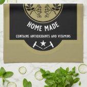 Aangepaste Zelfgemaakte Elderflower Theedoek (Gevouwen)