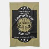 Aangepaste Zelfgemaakte Elderflower Theedoek (Verticaal)