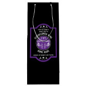 Aangepaste Zelfgemaakte Elderflower Wijn Cadeautas (Achterkant)