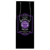 Aangepaste Zelfgemaakte Elderflower Wijn Cadeautas (Voorkant)