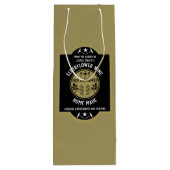 Aangepaste Zelfgemaakte Elderflower Wijn Cadeautas (Achterkant)