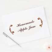 Aangepaste zelfgemaakte Jam conserveren label stic (Envelop)