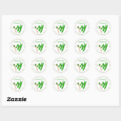 Aangepaste zelfgemaakte pandan-theeronde labelstic ronde sticker (Vel)