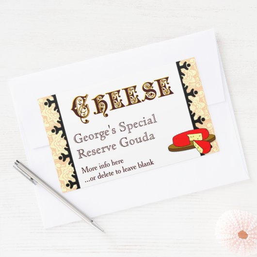 Aangepaste zelfgemaakte Sticker Sjabloon (Envelop)